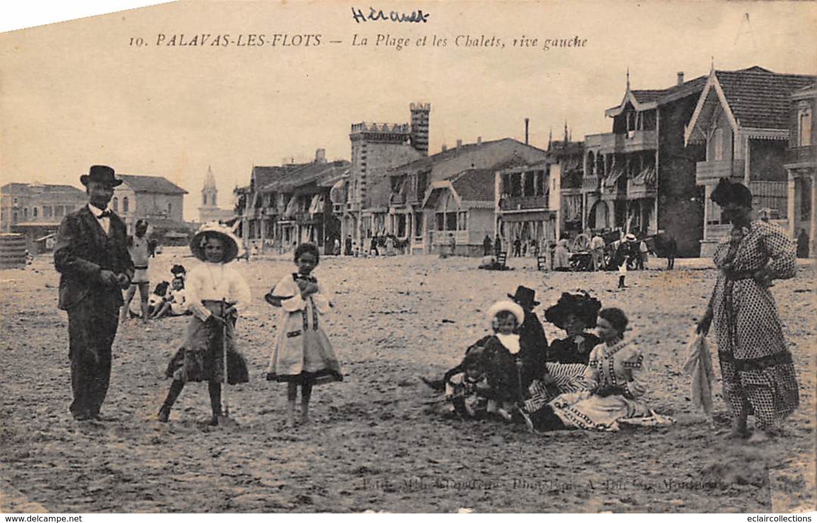 Palavas Les Flots            34        La Plage Et Les Châlets   1       (Voir Scan) - Palavas Les Flots