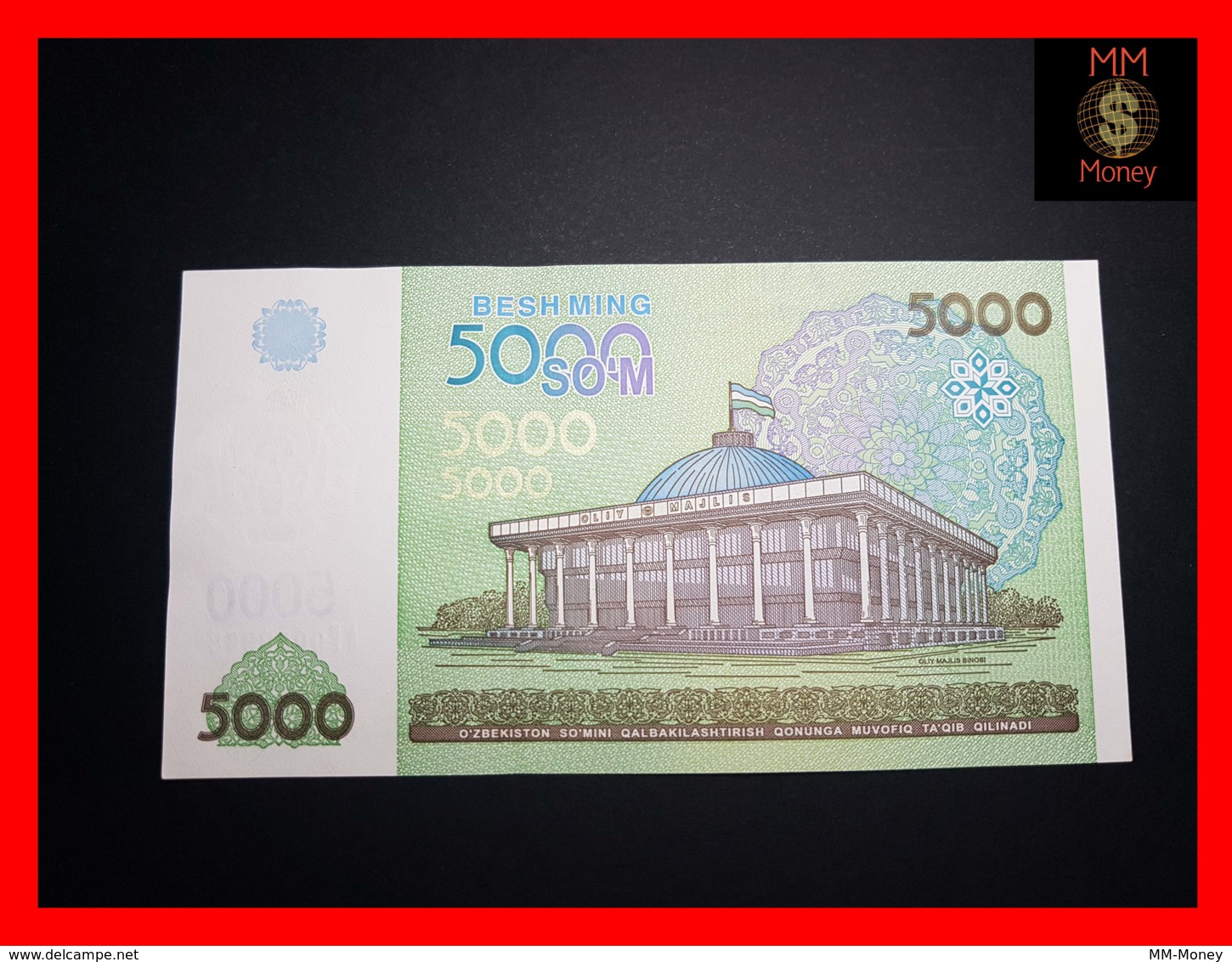 UZBEKISTAN 5.000  5000 Som  2013  P. 83  UNC - Usbekistan