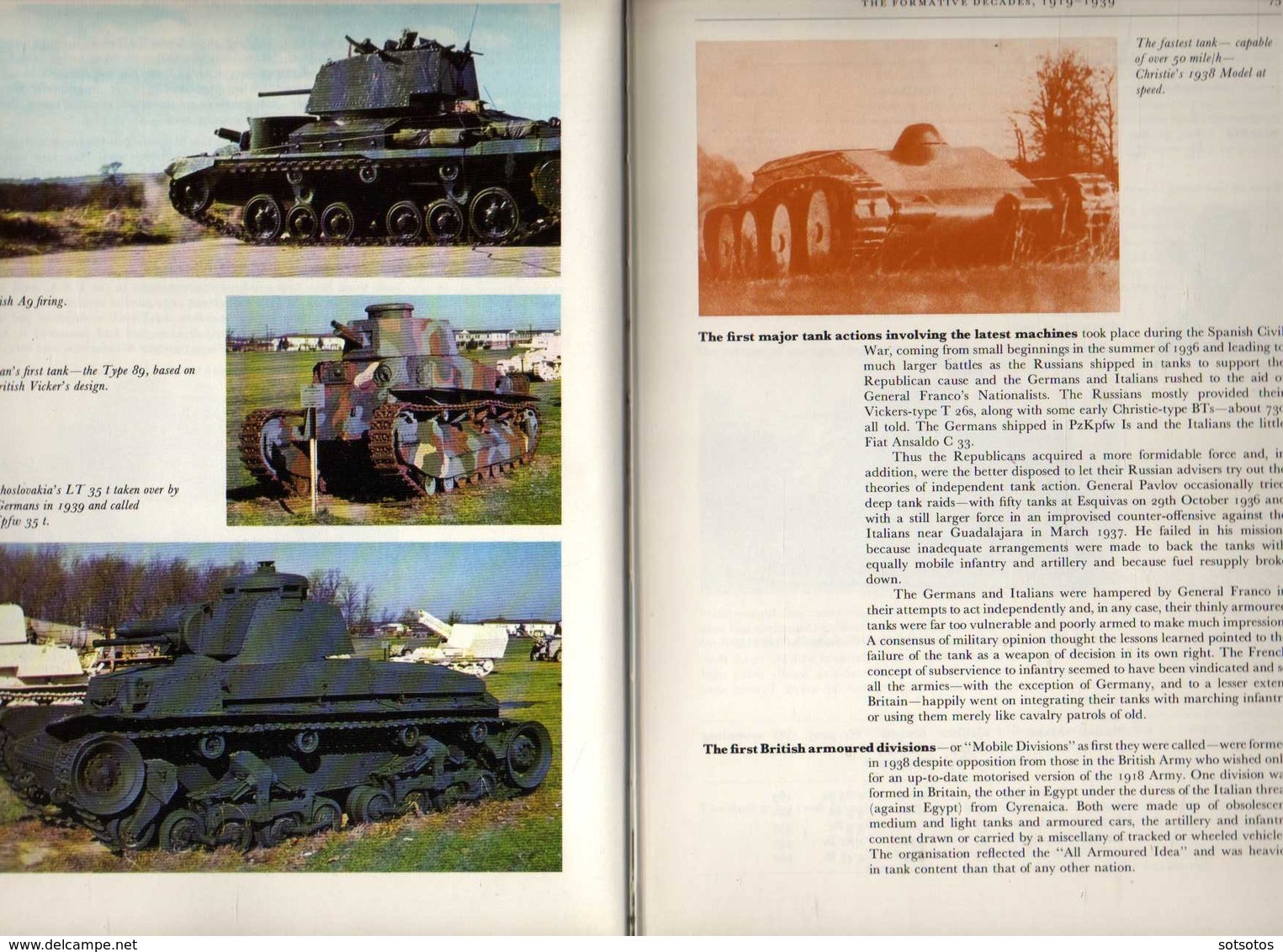 Tank Facts and Feats: Kenneth Macksey, The Guinness book of _ ed. 1972 – 240 pages plenty of nice illustrations, in good