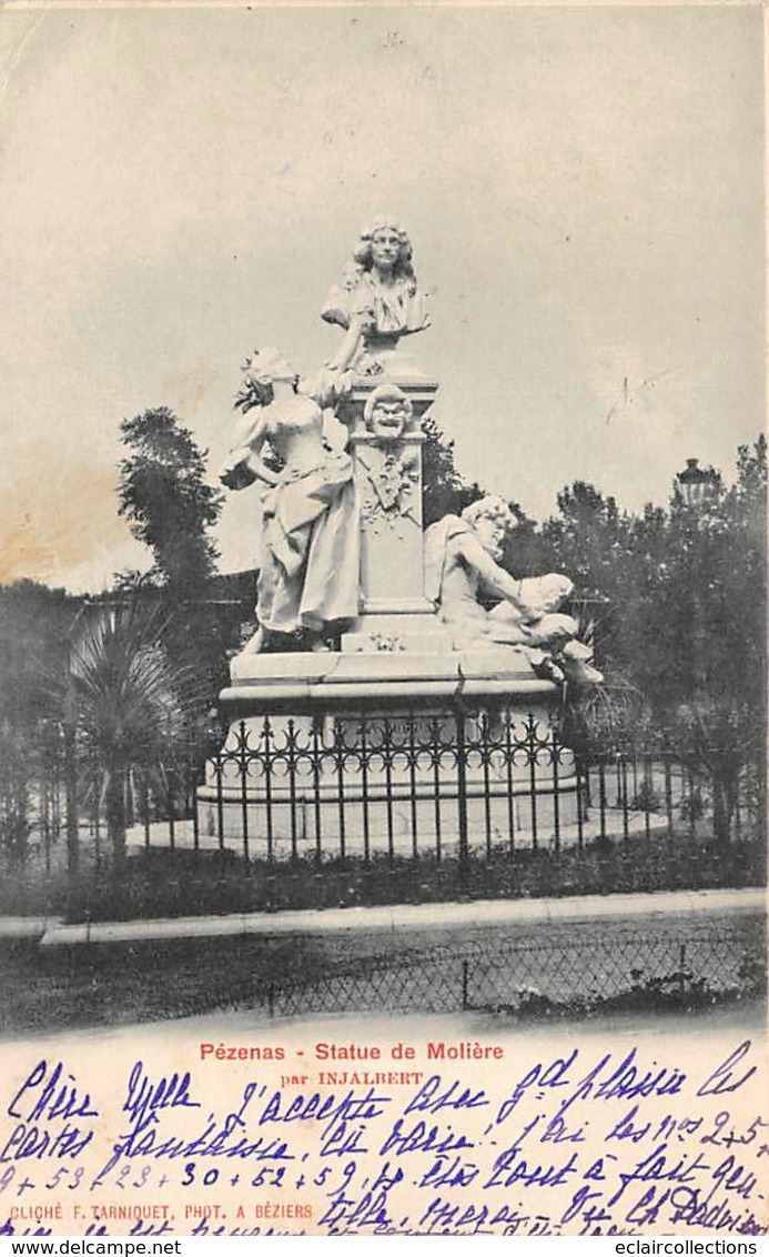 Pézenas             34          Statue De  Molière    ( Voir Scan) - Pezenas