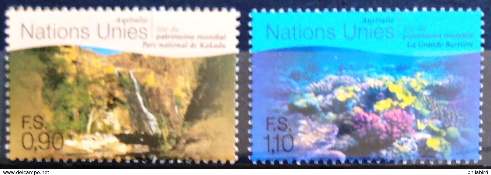 NATIONS-UNIS  GENEVE                  N° 379/380                      NEUF** - Ungebraucht