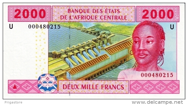East African States - Afrique Centrale Cameroun 2002 Billet 2000 Francs Pick 208 Neuf UNC - Camerun