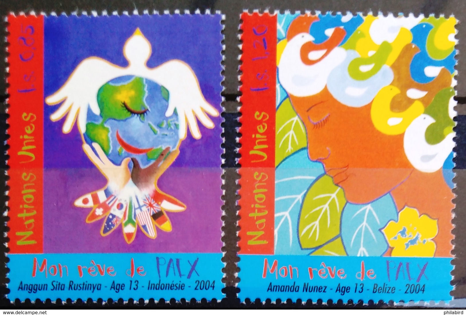 NATIONS-UNIS  GENEVE                  N° 515/516                      NEUF** - Unused Stamps