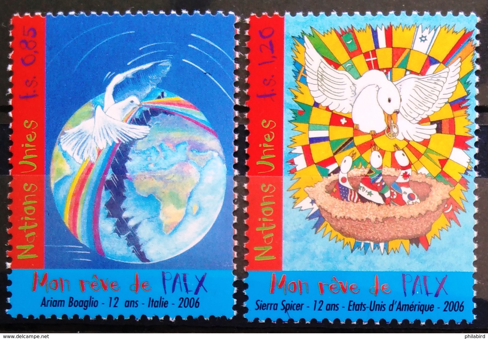 NATIONS-UNIS  GENEVE                  N° 562/563                      NEUF** - Nuevos