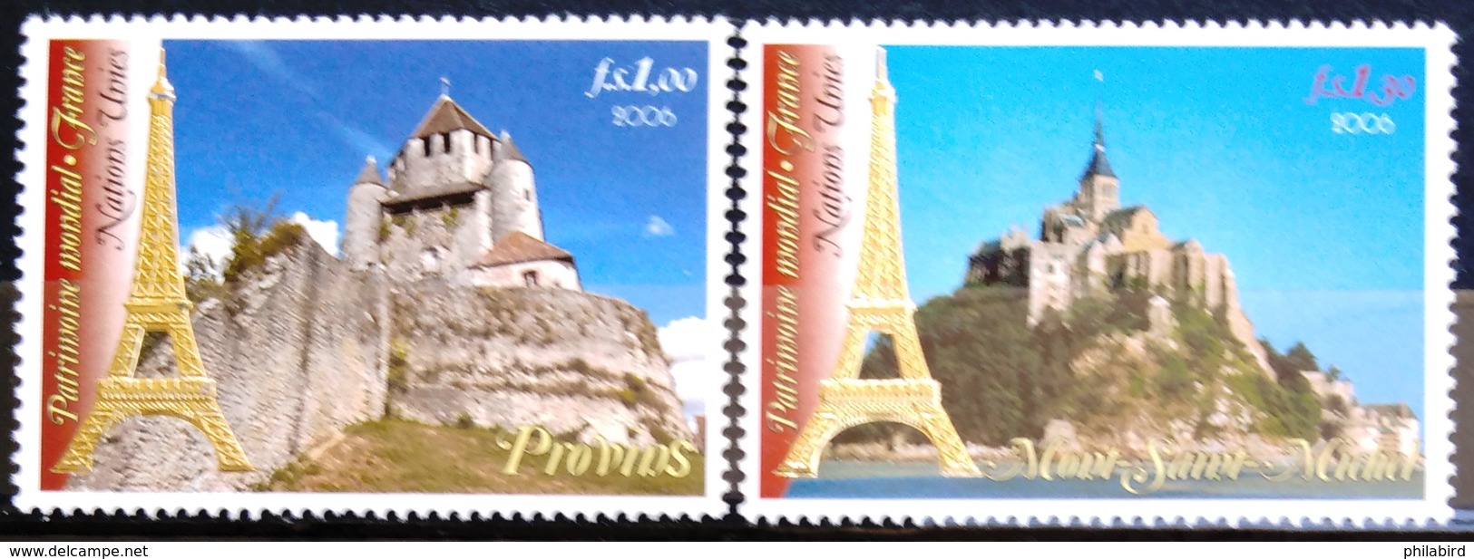 NATIONS-UNIS  GENEVE                  N° 554/555                      NEUF** - Unused Stamps