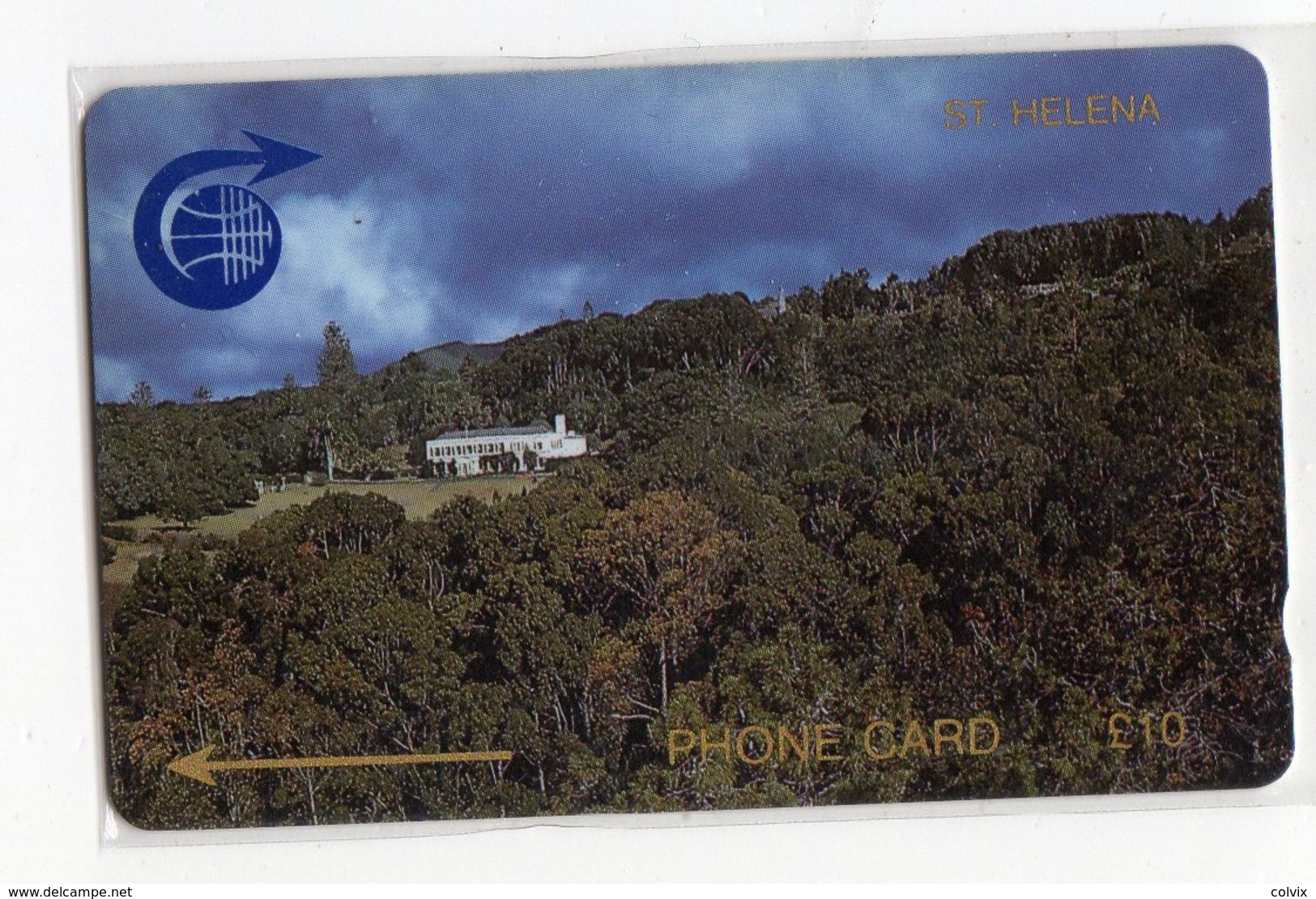 SAINTE-HELENE  Ref MV CARDS STH-04 10£ PLANTATION HOUSE 3600 Ex.CN :1CSHD - Isla Santa Helena