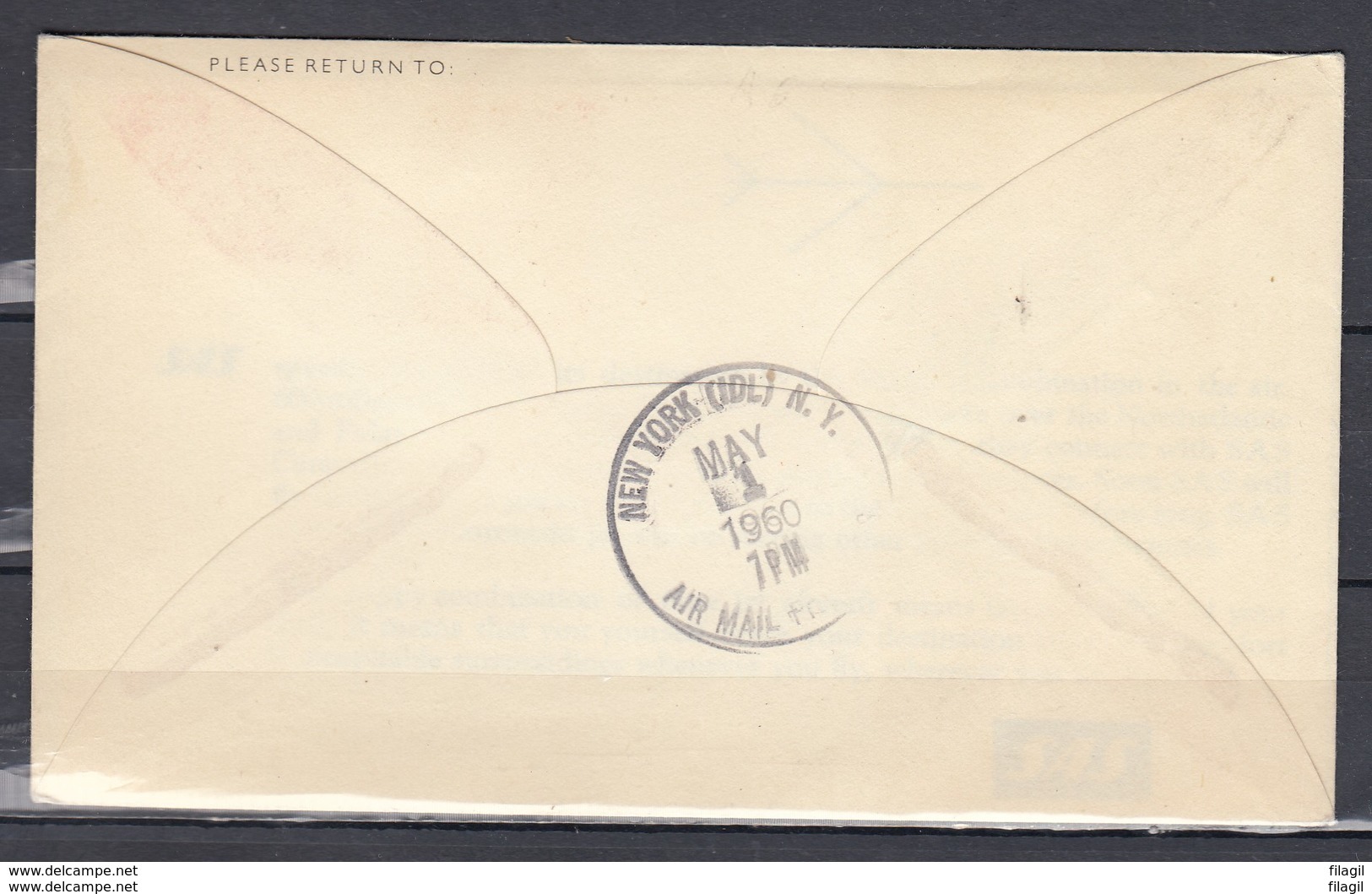 Brief Van Stockholm First Regular Jet Flight Naar Jamaica U.S.A  (572) - Lettres & Documents