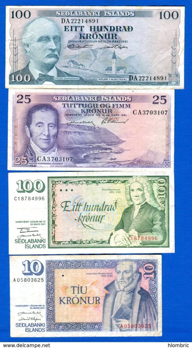 Icelande  4  Billets - Iceland