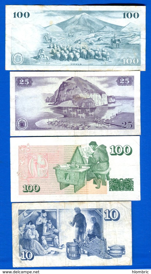 Icelande  4  Billets - Island