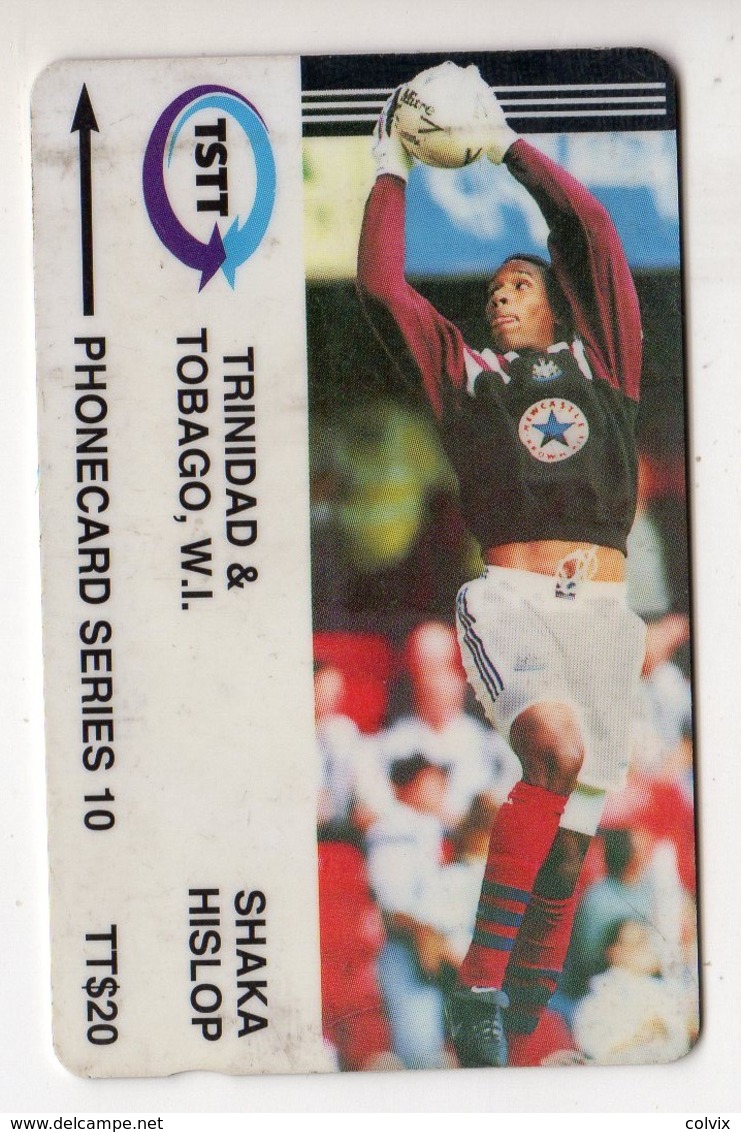 TRINIDAD & TOBAGO CARAIBES MV Cards T&T-71E SHAKA HISLOP 20$ CN 71CTTE DATE 1996 - Trinidad & Tobago