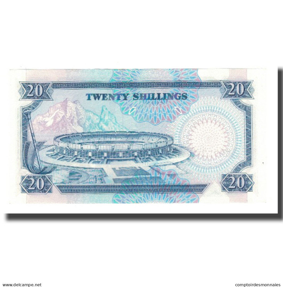 Billet, Kenya, 20 Shillings, 1988-92, 1990-07-01, KM:25c, NEUF - Kenya