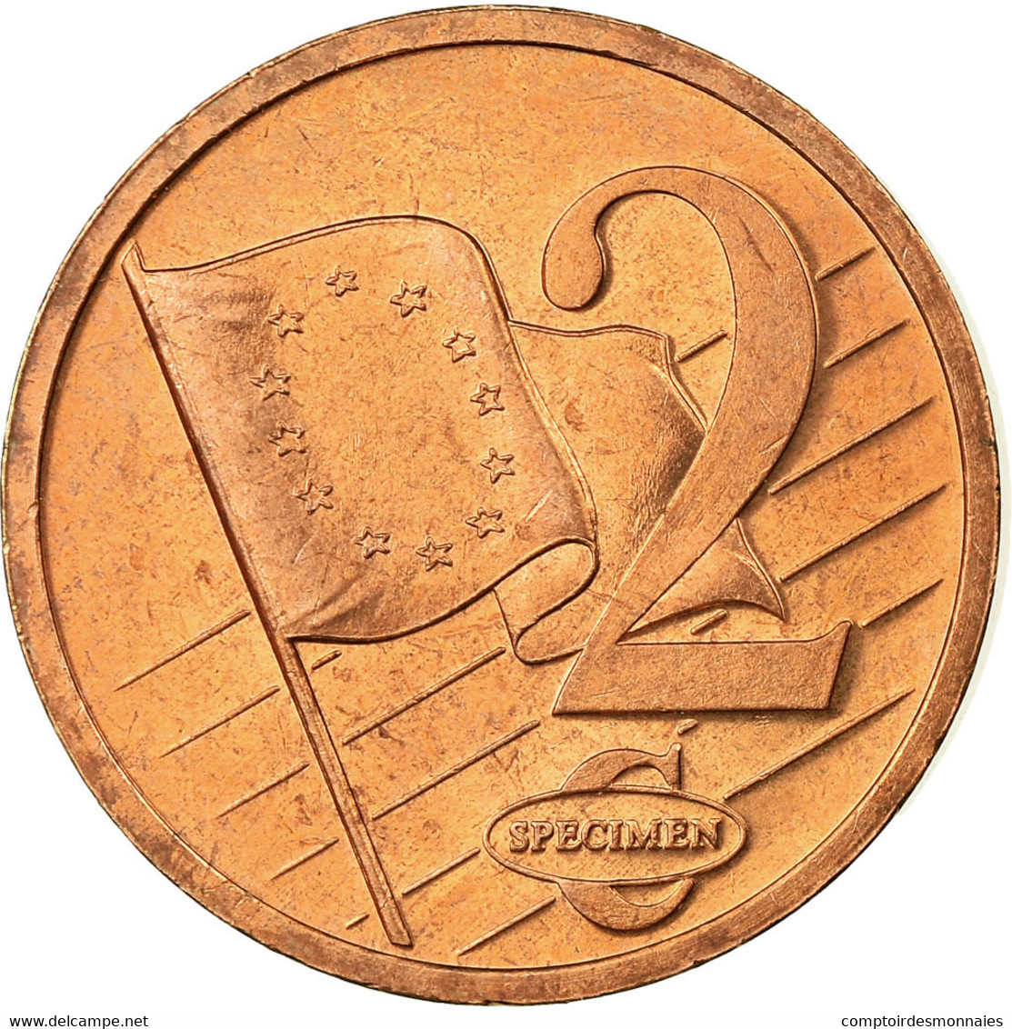 Suède, Fantasy Euro Patterns, 2 Euro Cent, 2003, SUP, Cuivre - Essais Privés / Non-officiels