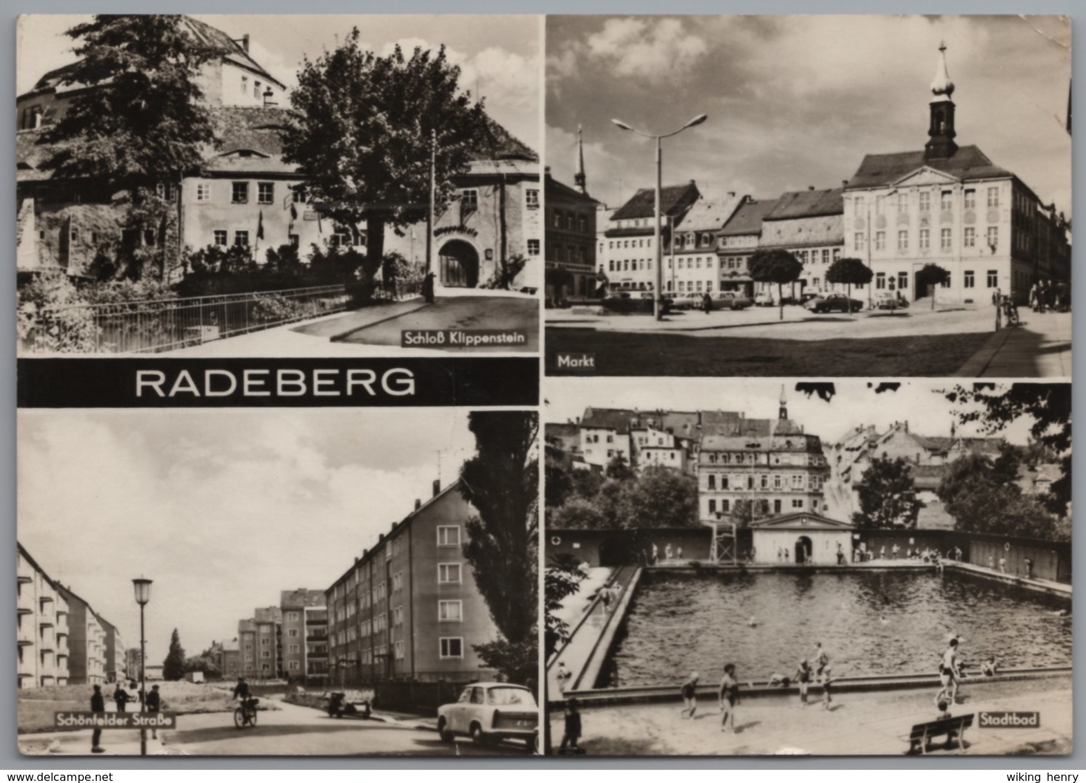 Radeberg - S/w Mehrbildkarte 1 - Radeberg