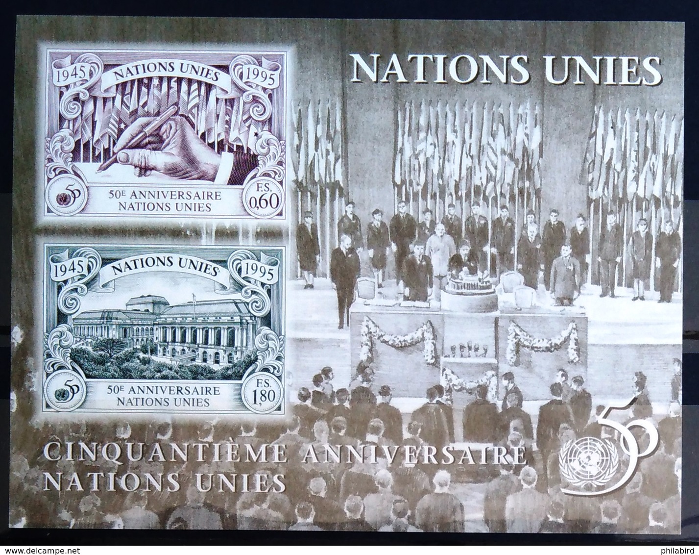 NATIONS-UNIS  GENEVE                  B.F 7                      NEUF** - Hojas Y Bloques