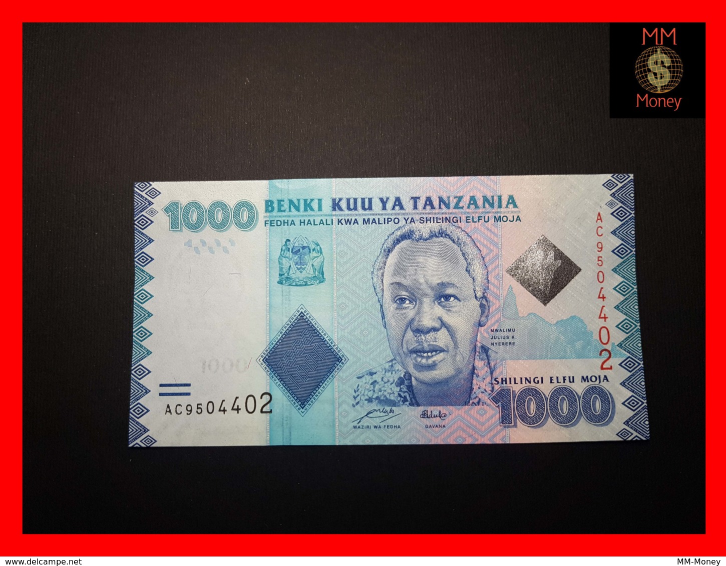 TANZANIA 1.000 1000 Shilingi ND P. 41 A   UNC - Tanzanie
