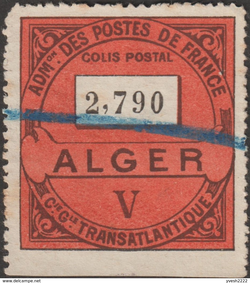 Algérie Vers 1930. Colis Postaux, Alger Et Bône. Imperfections, Mais Rares - Pacchi Postali