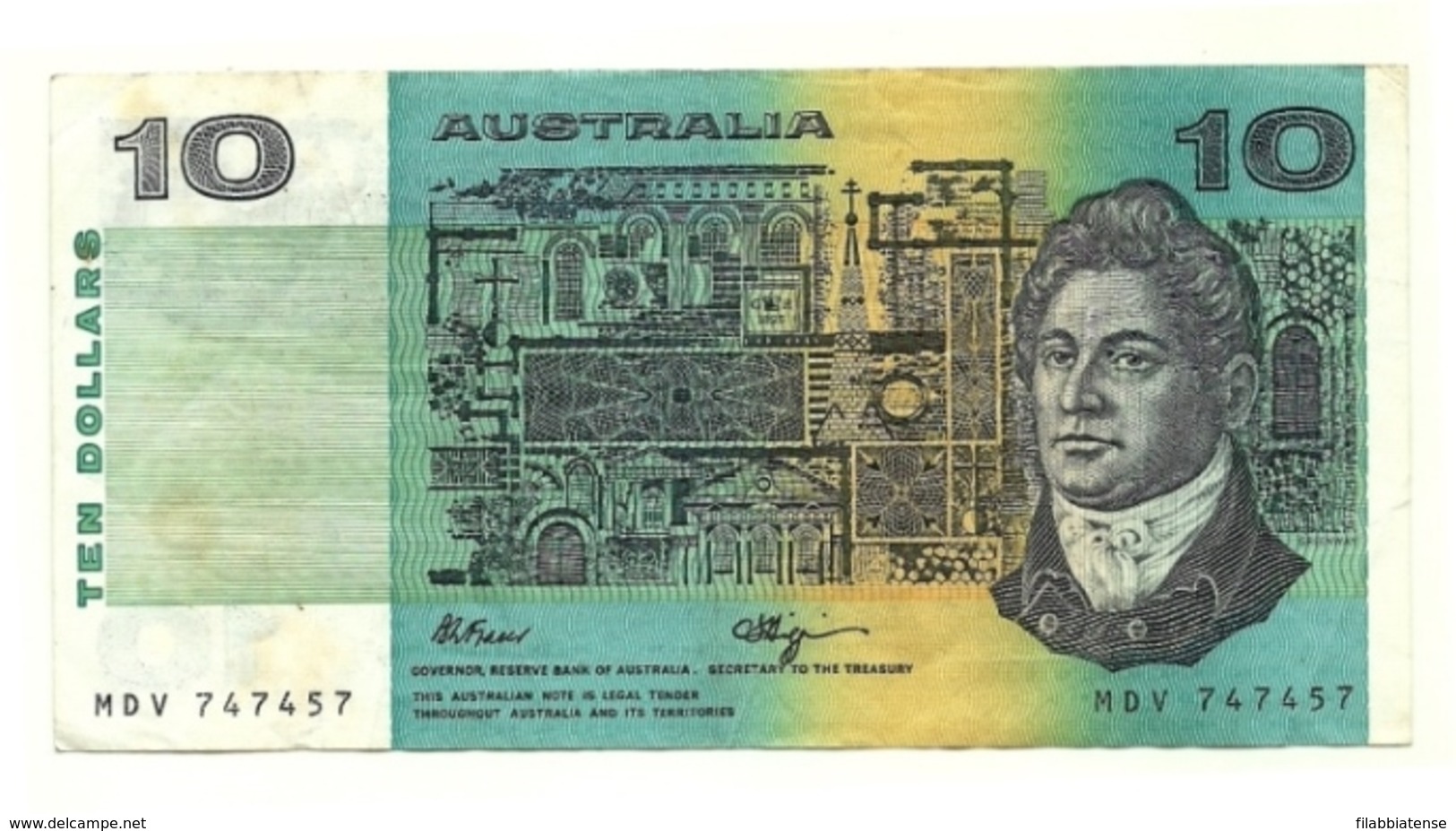 Australia - 10 Dollars 1990    ++++++ - 1974-94 Australia Reserve Bank (papier)