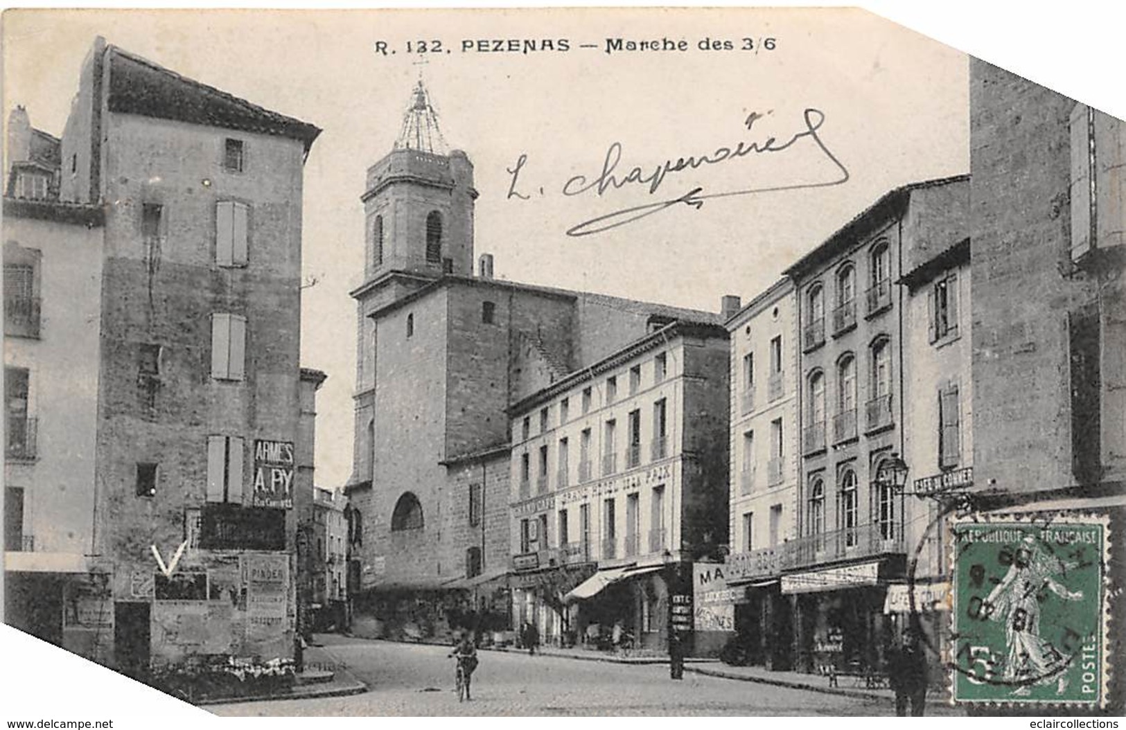 Pézenas            34        Marché Des 3/6  . Sans Dos Ni Intercalaire        (voir Scan) - Pezenas