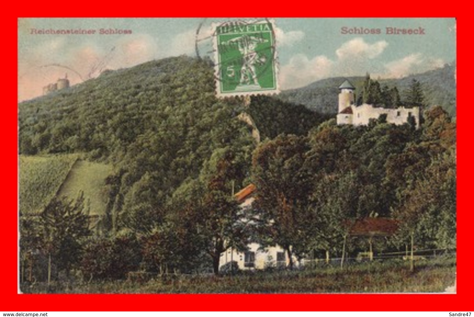 CPA ARLESHEIM (Suisse)  Schloss Birseck Et Reichensteiner Schloss..*3721 - Arlesheim