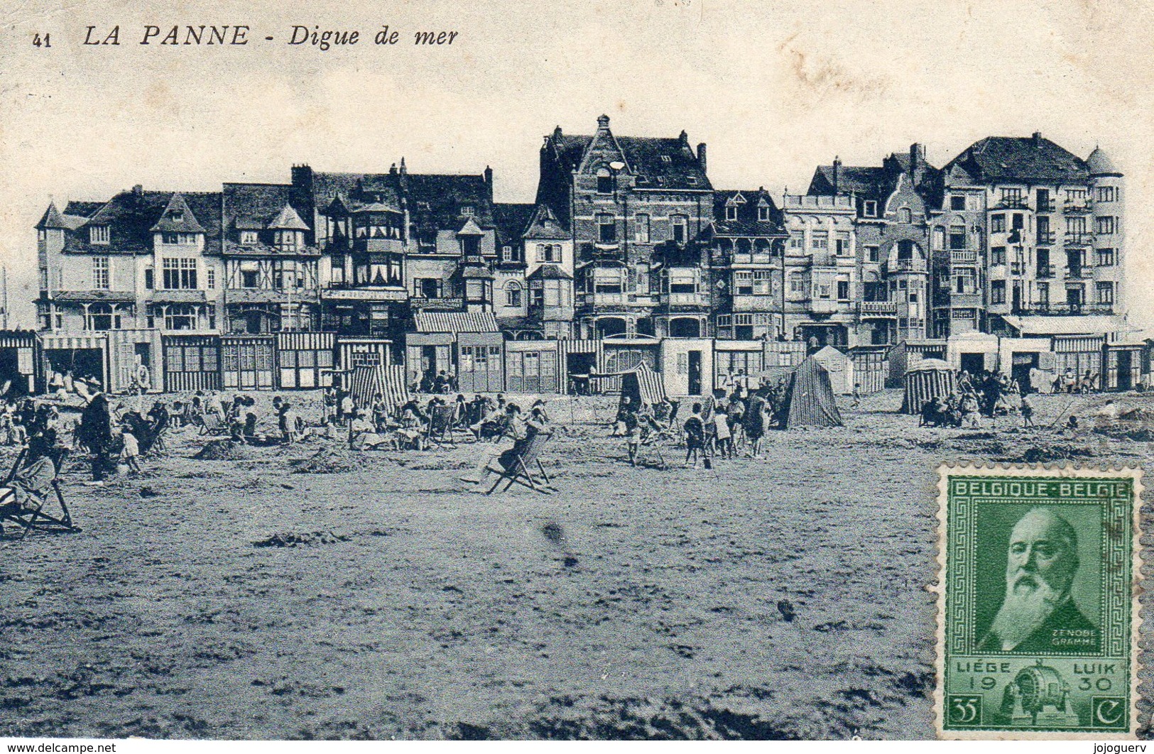 La Panne De Panne Digue De Mer ( Villa , Plage , Timbre De Liège - De Panne