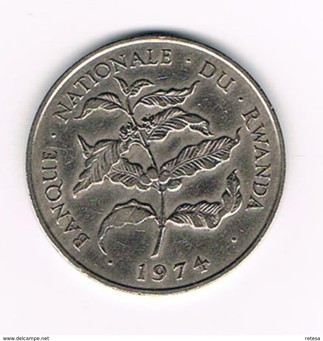 -&   RWANDA  10 FRANCS  1974 - Rwanda