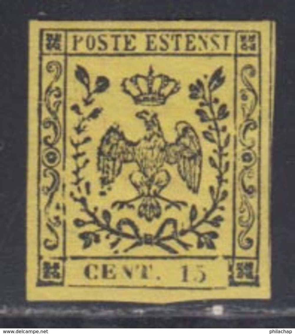 Modene 1852 Yvert 3 * TB Charniere(s) - Modène