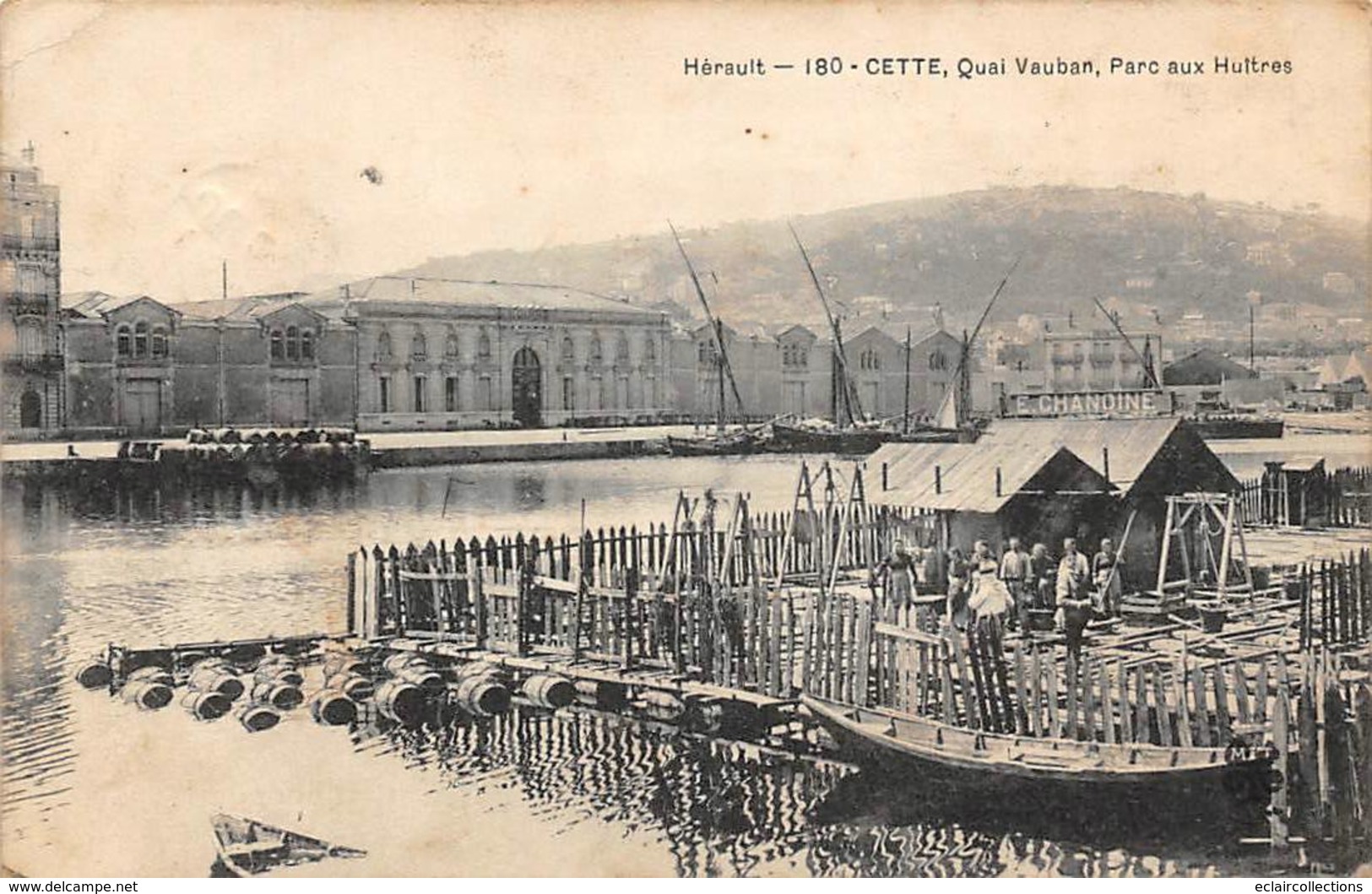 Sète Cette           34         Quai  Vauban. Parc Aux Huîtres         (voir Scan) - Sete (Cette)