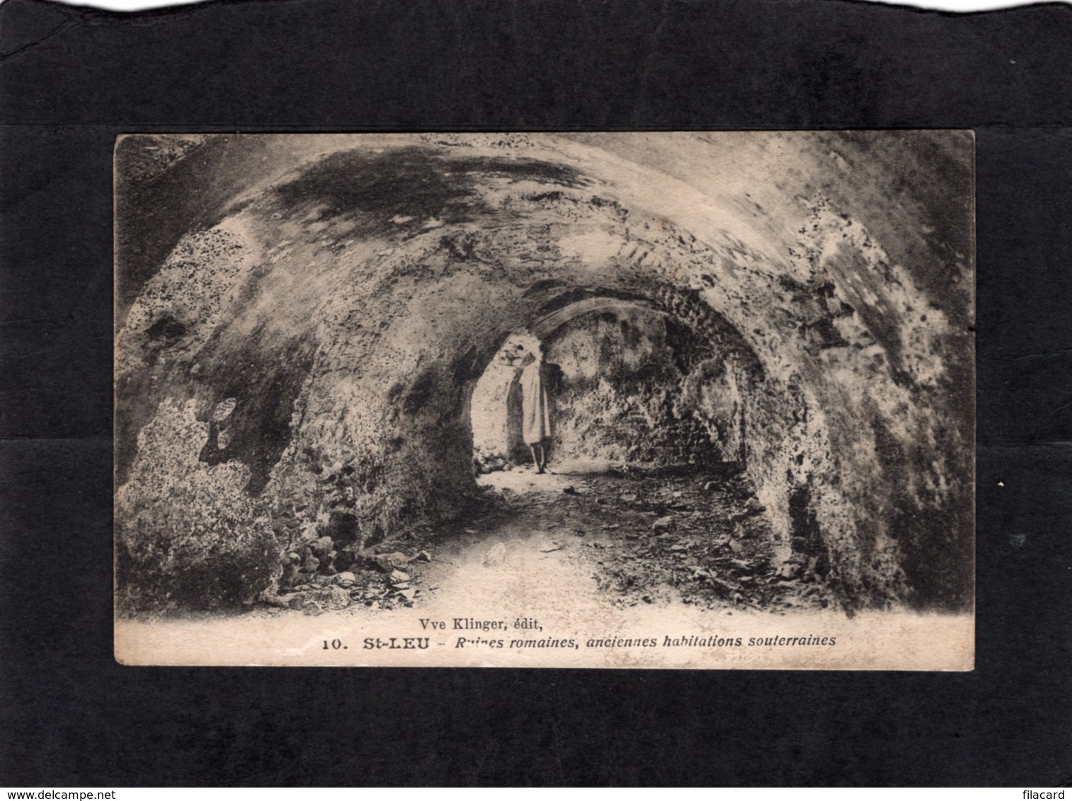 94197    Francia,  St-Leu,  Ruines Romaines,  Anciennes Habitations Souterraines,  VGSB  1916 - Saint Paul
