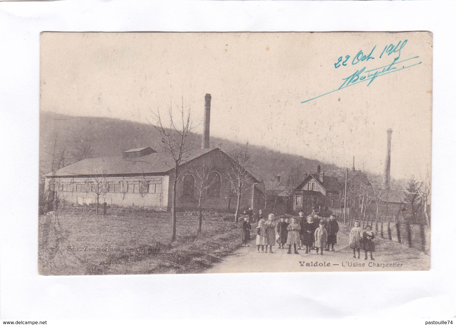 CPA :  14 X 9  -  Valdoie  -  L'Usine Charpentier - Valdoie