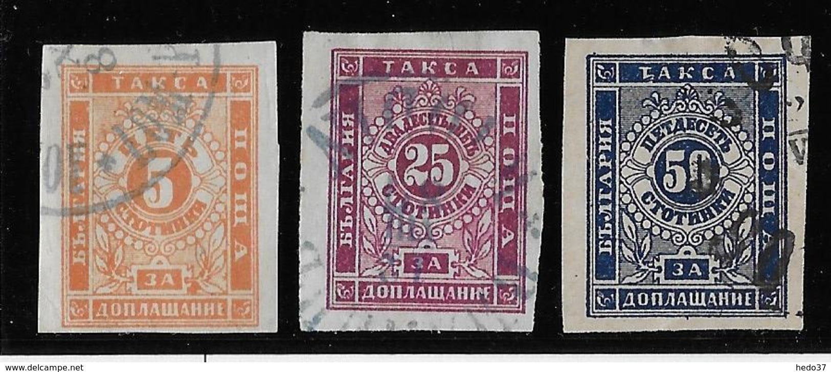 Bulgarie Taxe N°4/6 - N°6 Pelurage En Marge - Oblitérés - TB - Postage Due