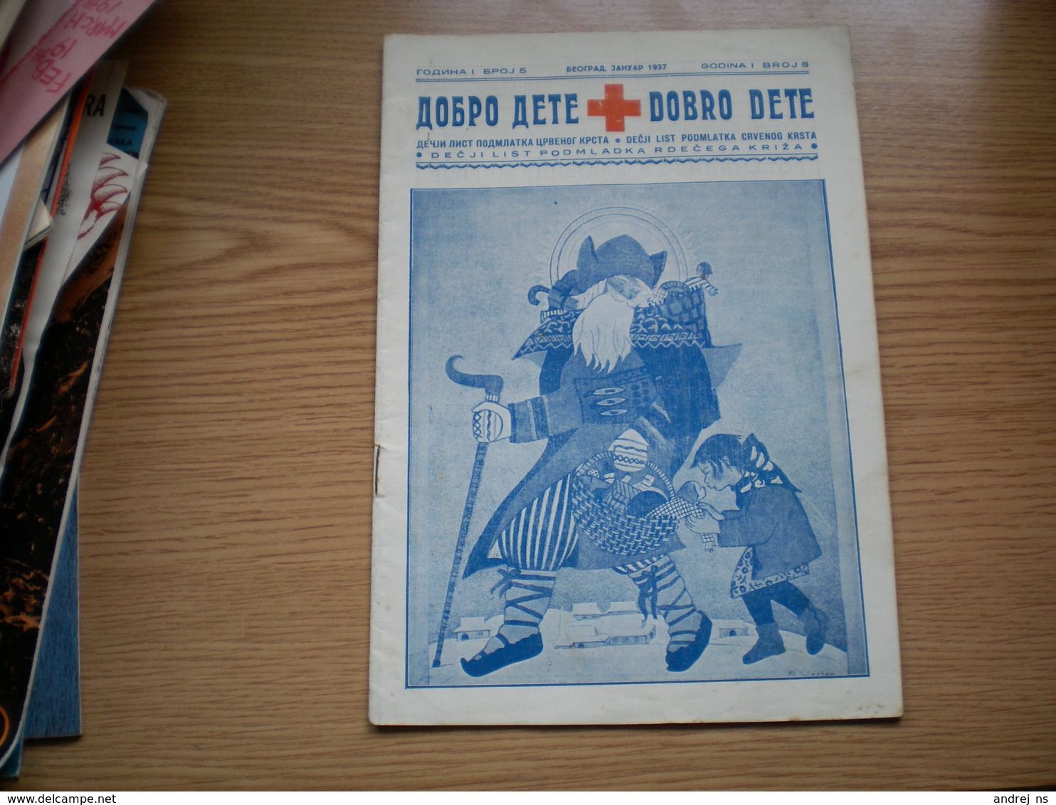 Red Cross Magazines Childre Santa Claus Dobro Dete Deciji Podmladak Crvenog Krsta 1937 Beograd - Langues Slaves