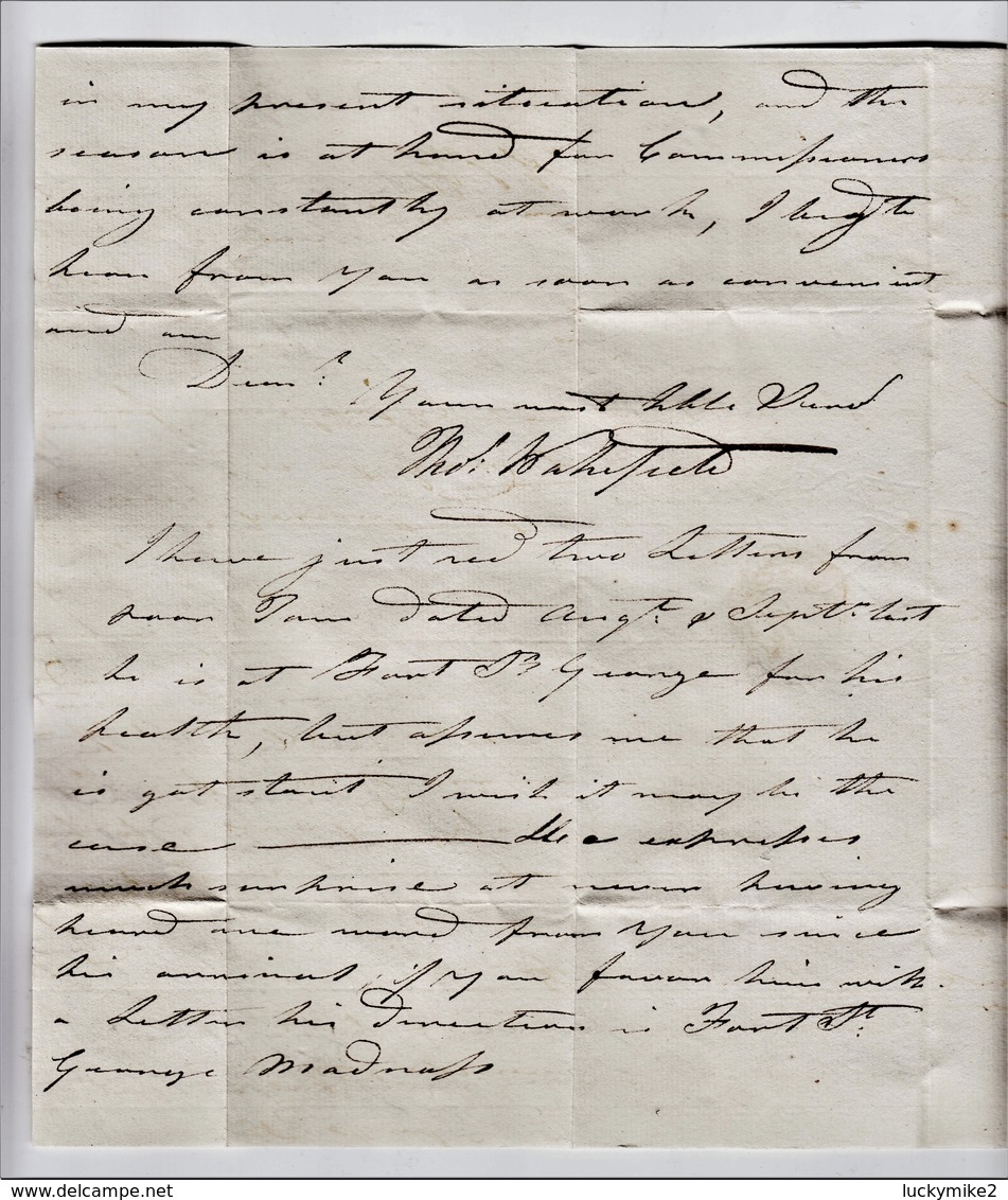 1812 Letter From "Tho's Bakefield, Yealand" To "Thomas Marshall, Northwich"   Ref 0763  Adj 15th July 20/21 - Manoscritti