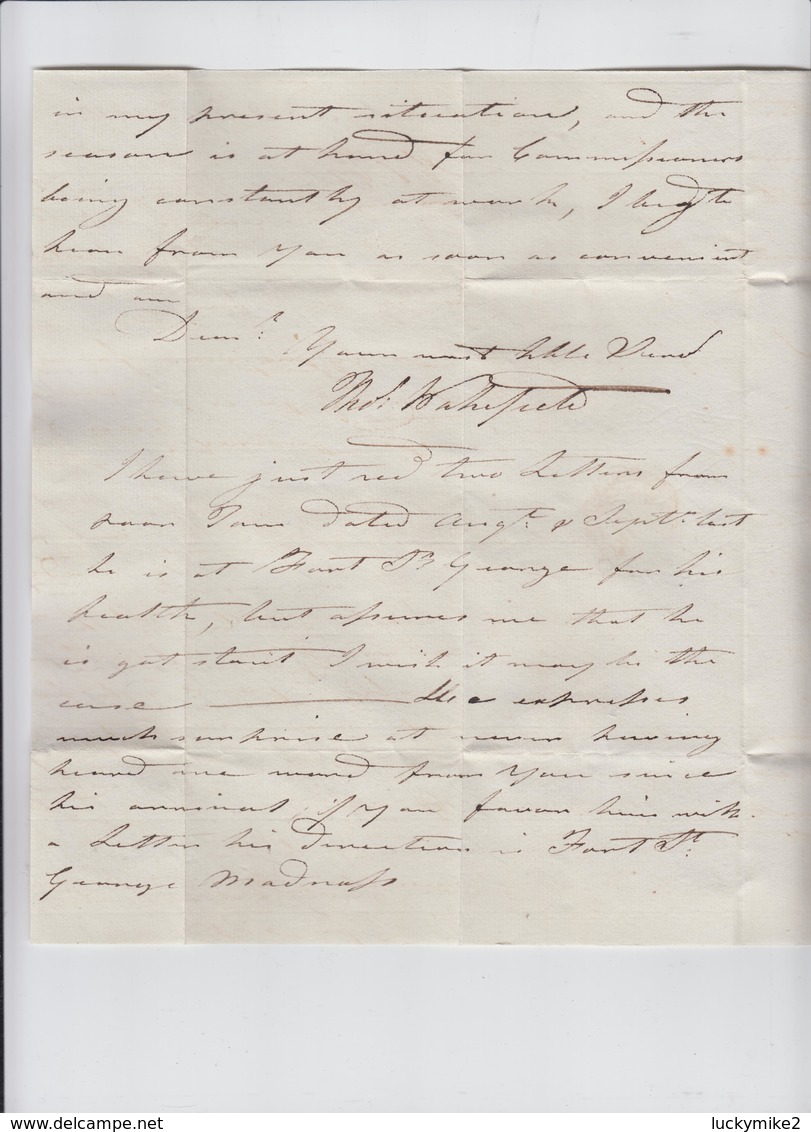 1812 letter from "Tho's Bakefield, Yealand" to "Thomas Marshall, Northwich"   ref 0763  adj 15th July 20/21