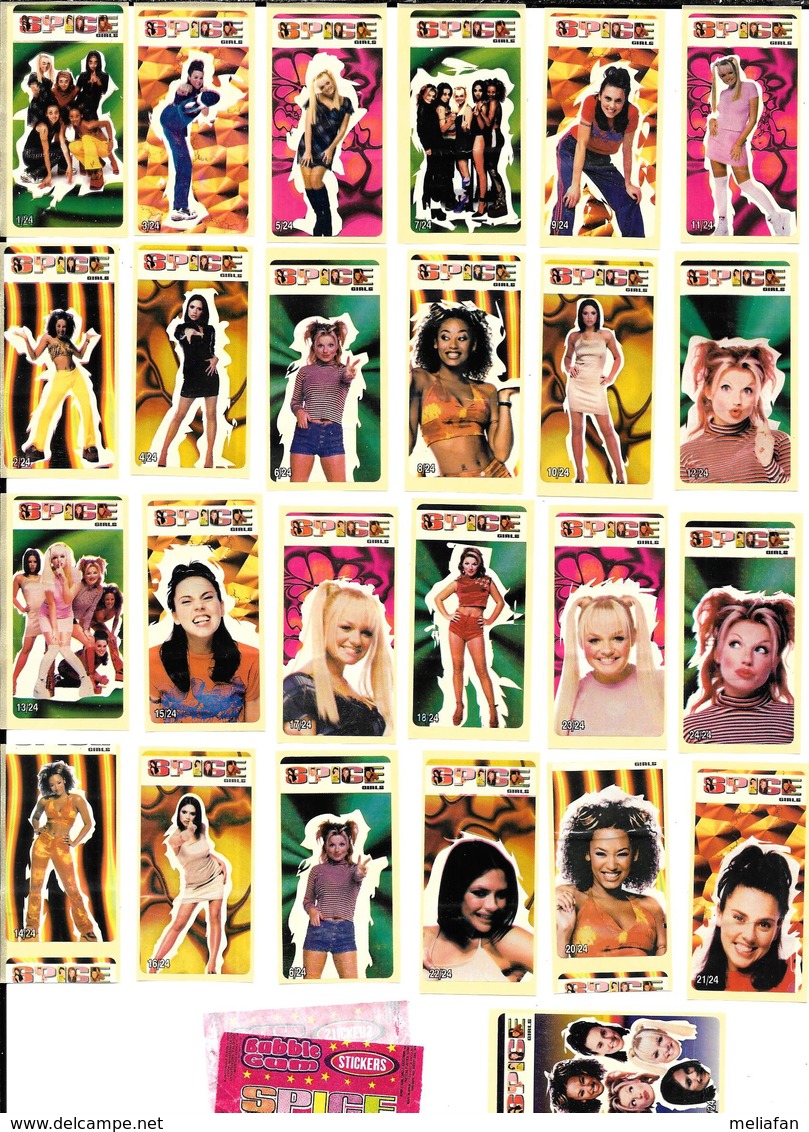 BC52 - SERIE COMPLETE VIGNETTES CHEWING GUM - SPICE GIRLS - Varia