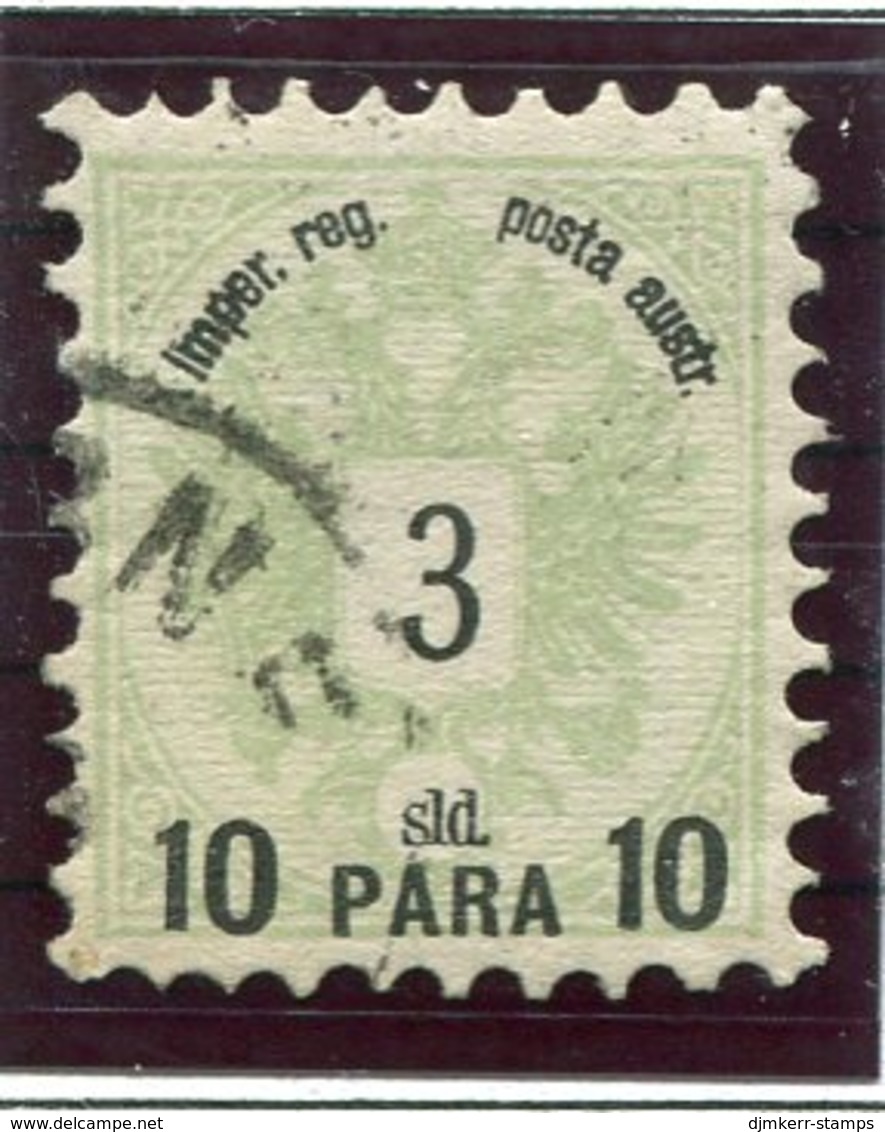 AUSTRIAN POST In The LEVANT 1886 10 Para On 3 Soldi Perforated 9½, Used.  ANK 14 Ib;  SG 21 - Oriente Austriaco