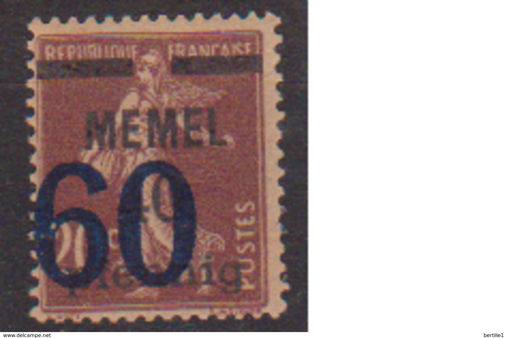 MEMEL     N°  YVERT  :  41     NEUF AVEC  CHARNIERES      ( Ch  3 / 21 ) - Unused Stamps