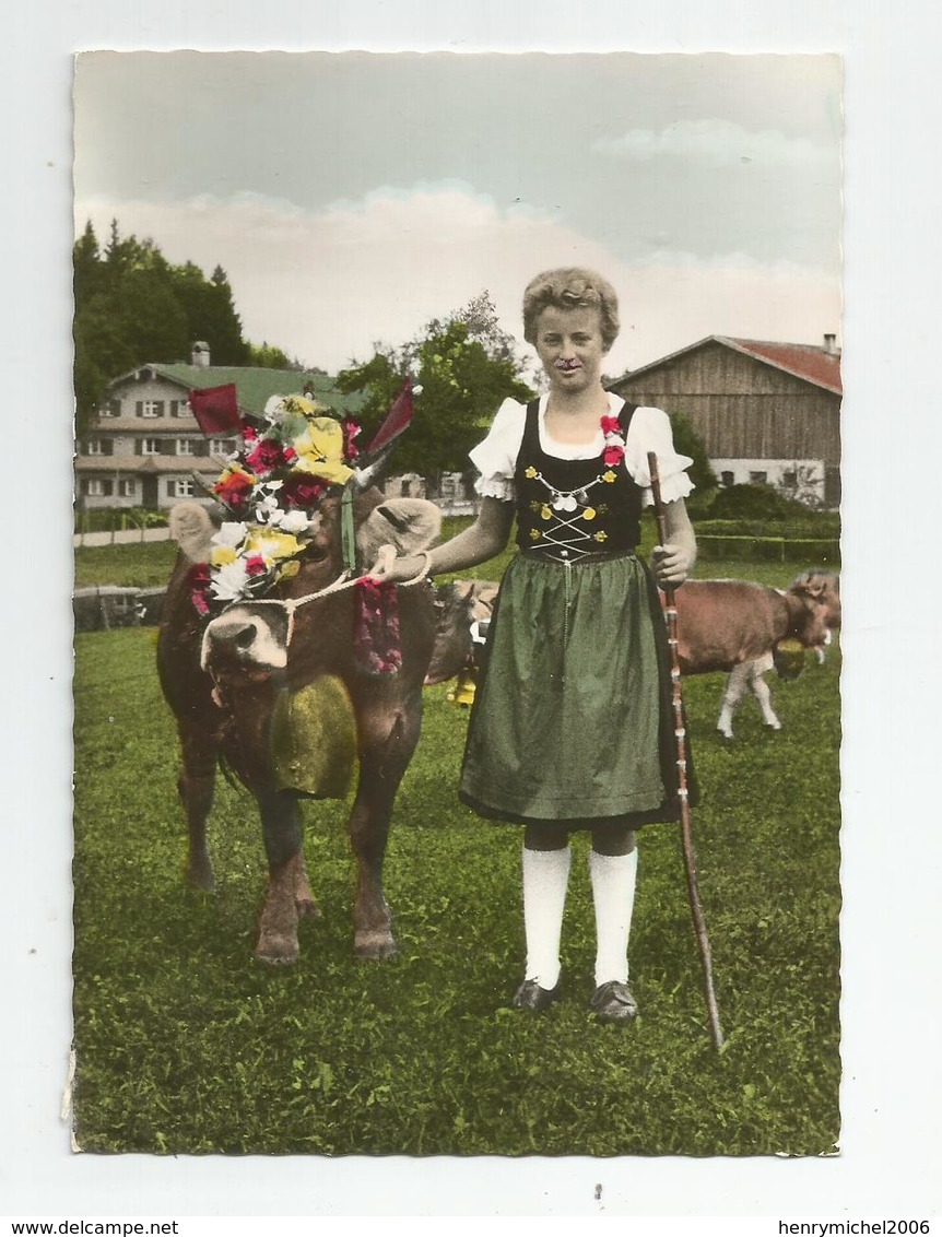 Allemagne Germany Bavière Berchtesgaden Alm Abtrieb Im Gunzersrieder Tal Femme Vache Foto Wagner - Berchtesgaden