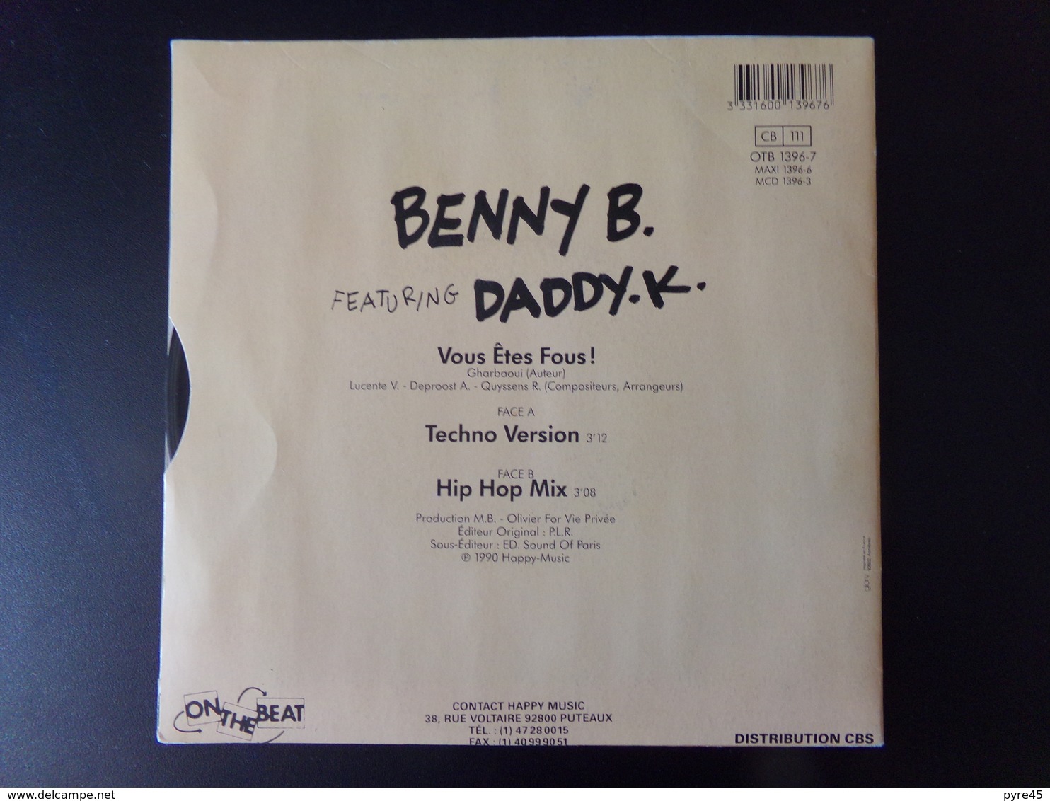 Benny B Featuring Daddy K " Vous êtes Fous ! " - Rap & Hip Hop