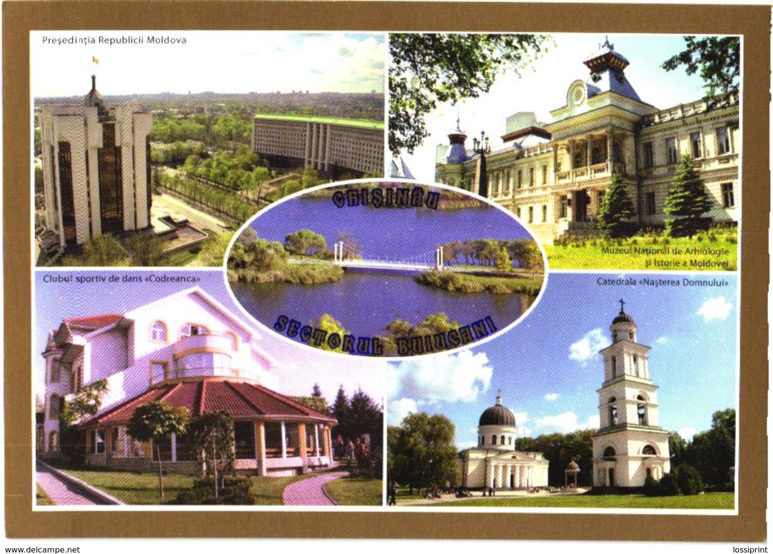 Moldova:Chisinau, Buiucani Sector, President Palace, Sport Club, Church, Museum, Bridge, 2006 - Moldova