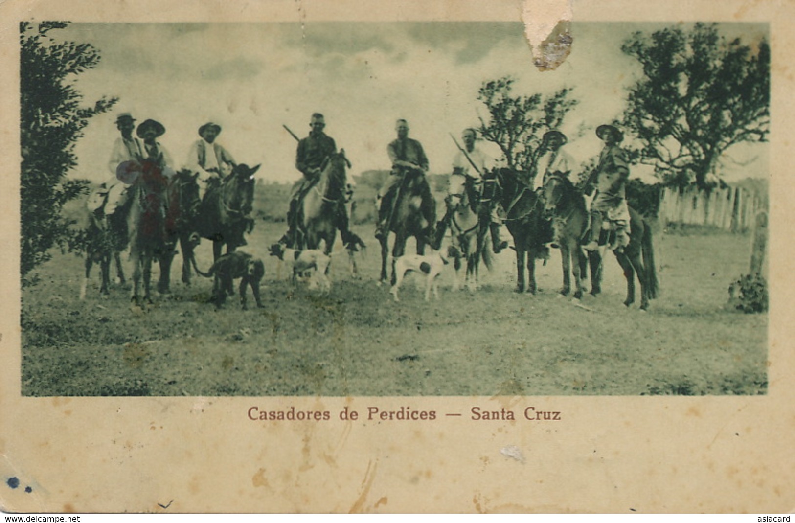 Santa Cruz Casadores De Perdices Chasse à La Perdrix Partridge Hunting Edicion Antonio Velesco . Beagle - Bolivie