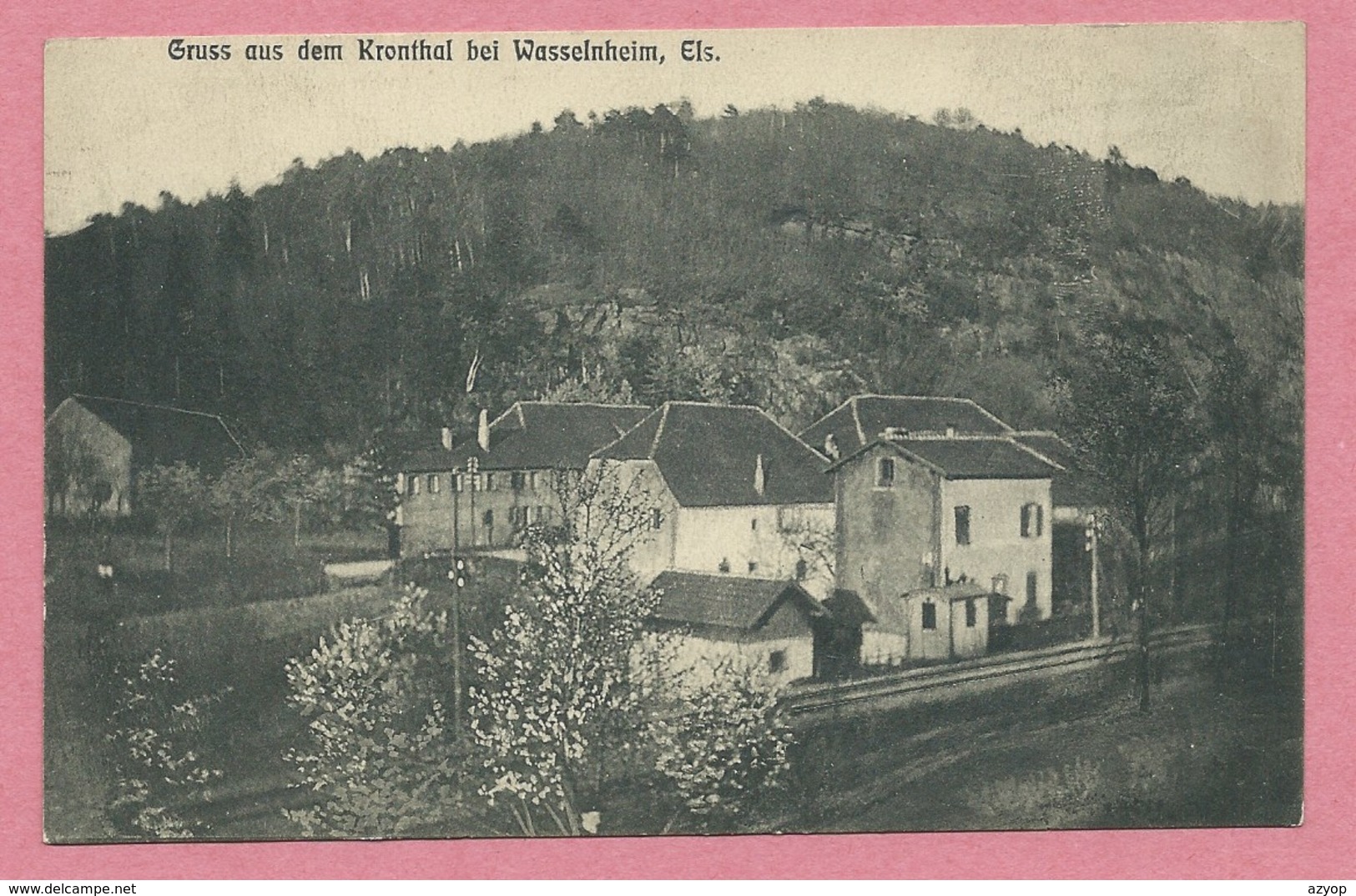 67 - WASSELONNE - MARLENHEIM - GRUSS Aus Dem KRONTHAL - KRONTAL - Maisons - Voie Ferrée - Wasselonne