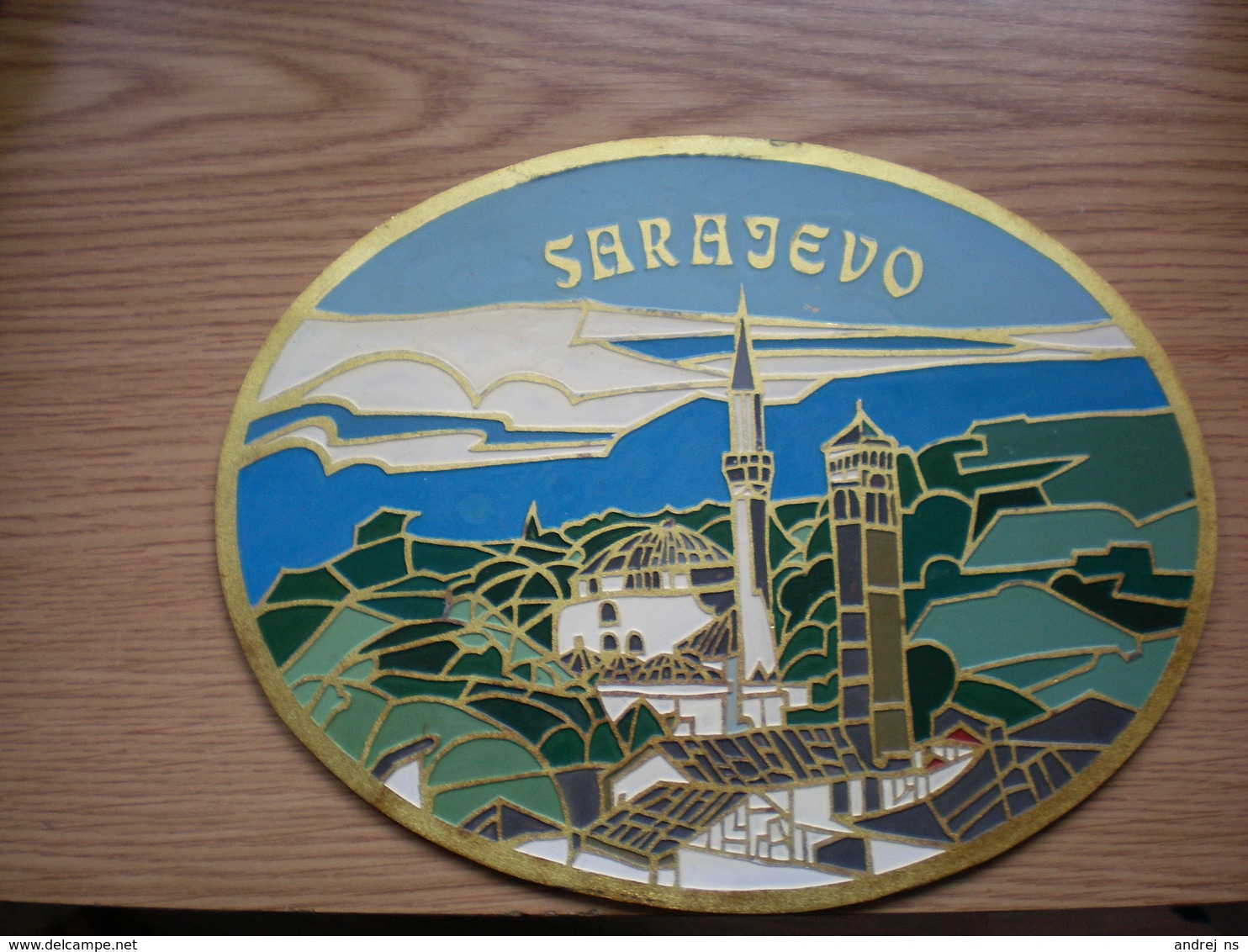 Sarajevo Stara Limena Tabla Old Tin Plate - Tins