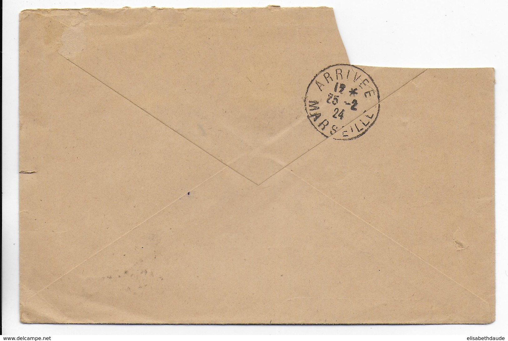 GUADELOUPE - 1924 - ENVELOPPE RECOMMANDEE De POINTE A PITRE => MARSEILLE - Storia Postale