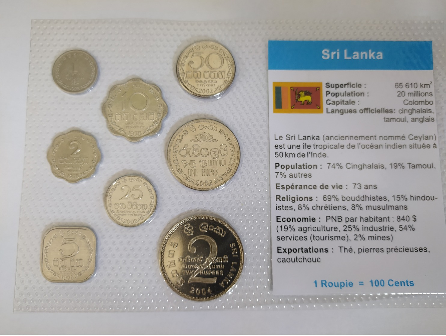 Set De Roupies – Sri Lanka - Sri Lanka (Ceylon)