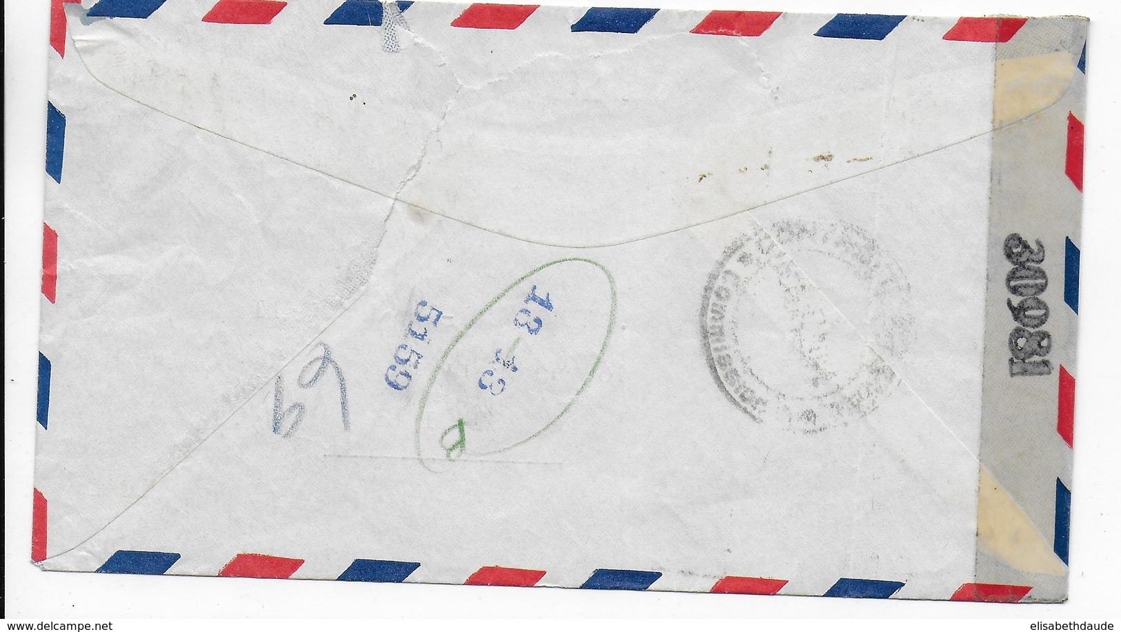 GUADELOUPE - 1945 - SERIE DE LONDRES - ENVELOPPE Par AVION Avec CENSURE De POINTE A PITRE => MARSEILLE - Cartas & Documentos