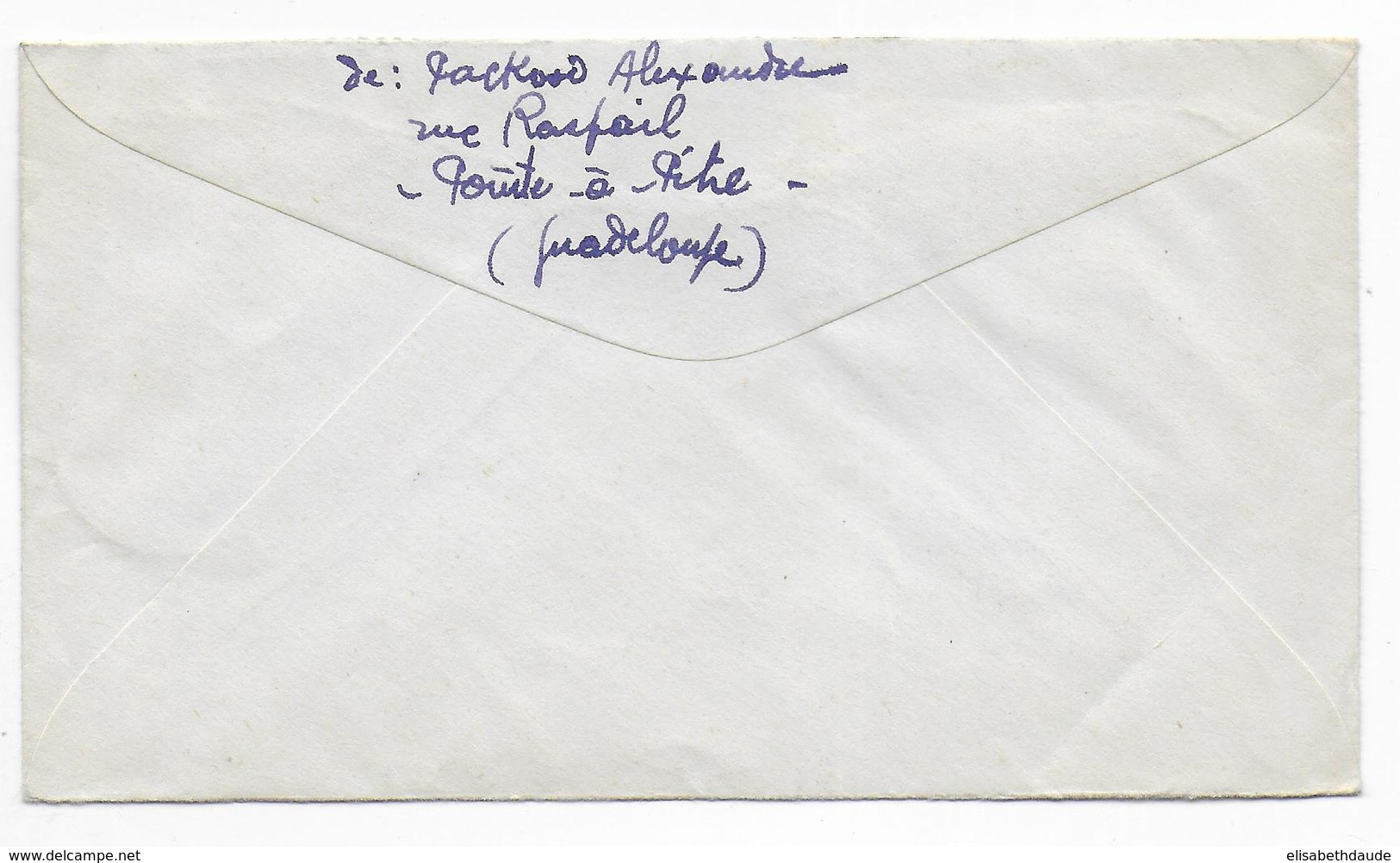 GUADELOUPE - 1948 - SERIE DE LONDRES -  ENVELOPPE PETIT FORMAT De POINTE A PITRE => PARIS - Briefe U. Dokumente