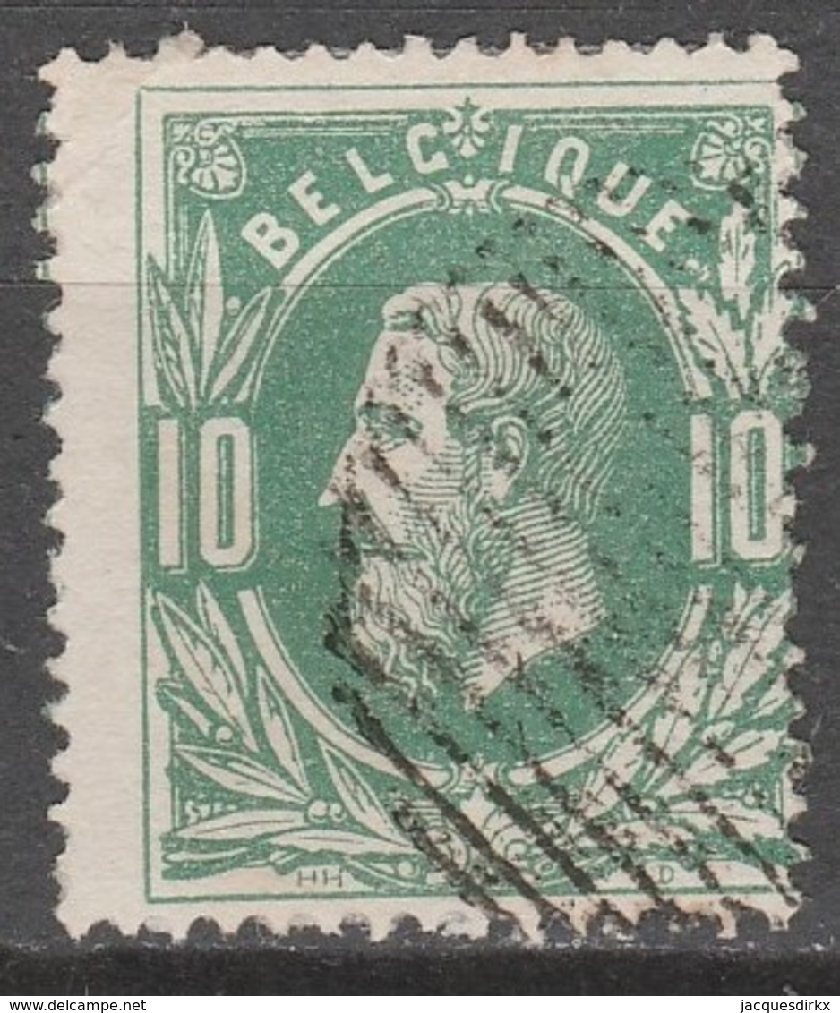 Belgie     .      OBP    .    30   Stempel !     .     O        Gebruikt   .   /   .   Oblitéré - 1869-1883 Leopold II