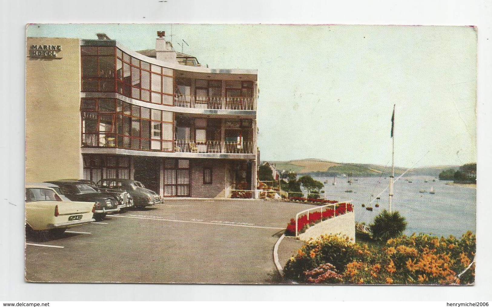 Cpm Angleterre Devon The Marine Hotel Salcombe - Otros & Sin Clasificación