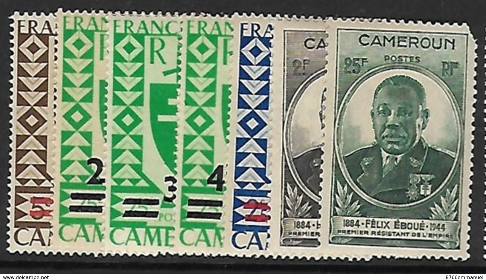 CAMEROUN N°266 A 275 N* - Nuevos