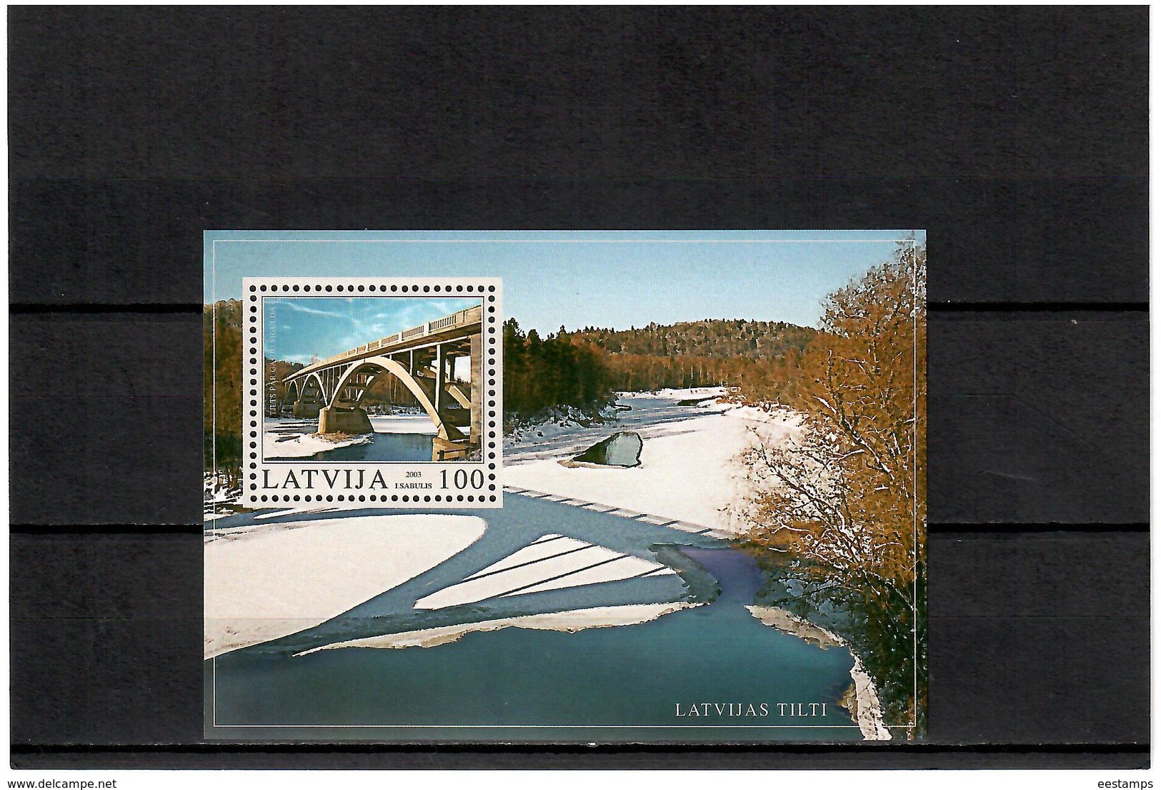 Latvia 2003 .   Bridges 2003 (Sigulda). S/S: 100.    Michel #  BL 17 - Latvia